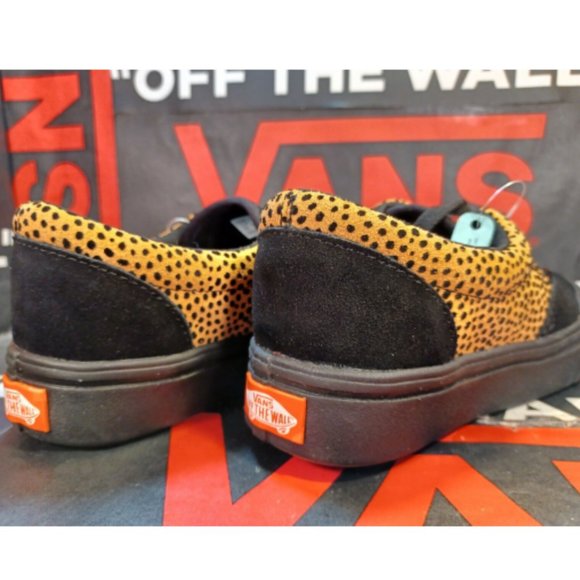 Vans Comfycush Era Tiny Cheetah Black Suede Men's 5.5/Women's 7 VN0A3WM9VWS - Picture 3 of 11
